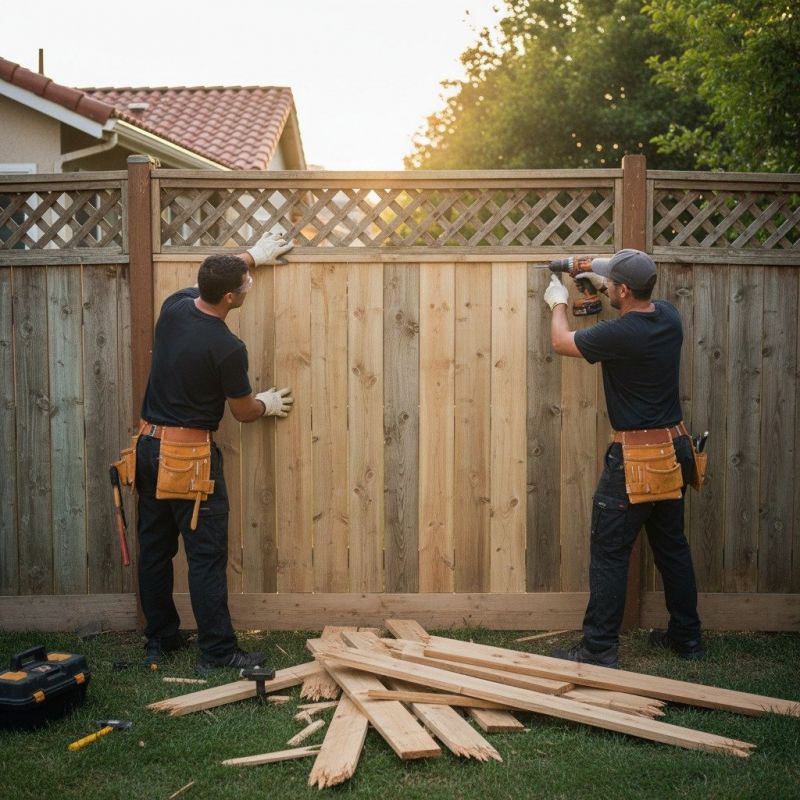 Local Fence Repair pros at work